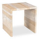 Rosa Accent Table Mixed Marble - 1