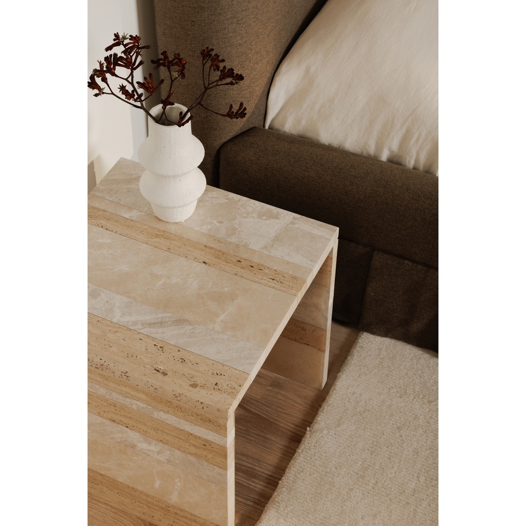 Rosa Accent Table Mixed Marble - 8