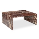 Rosa Coffee Table Rosso Levanto Marble - 1
