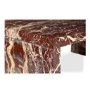 Rosa Coffee Table Rosso Levanto Marble - 2