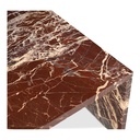 Rosa Coffee Table Rosso Levanto Marble - 3
