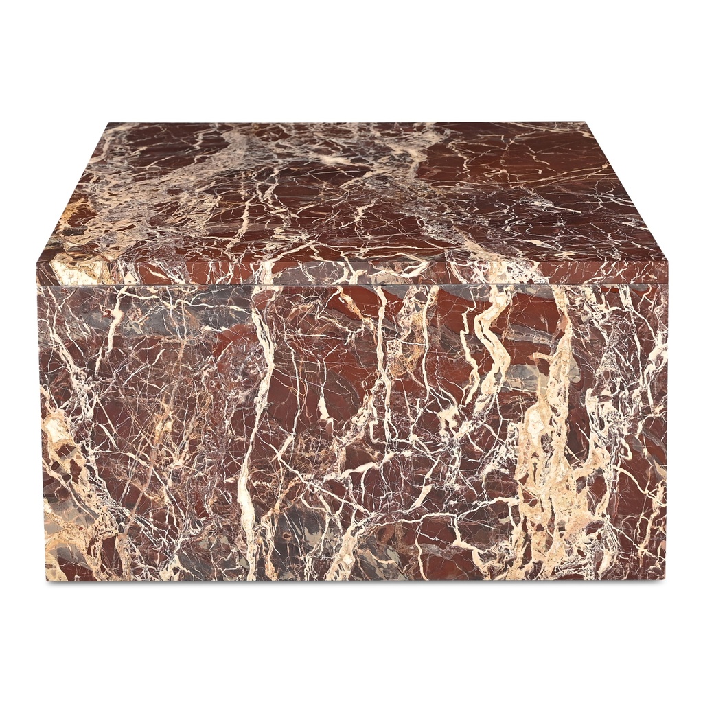 Rosa Coffee Table Rosso Levanto Marble - 5