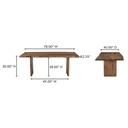 Lila Small Dining Table Brown - 11