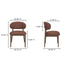 Ellie Dining Chair Rust - 7