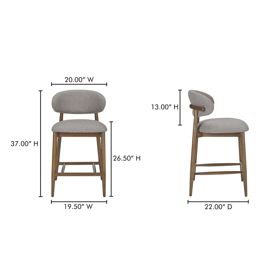 Ellie Counter Stool Light Brown - 6