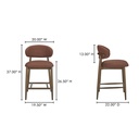 Ellie Counter Stool Rust - 6