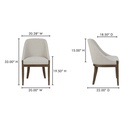Edward Dining Chair Heather Beige - 6
