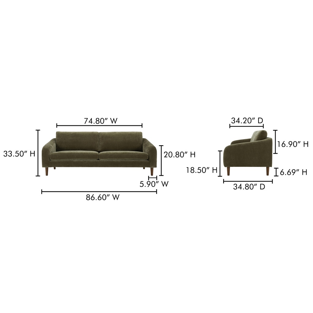 Quinn Sofa Cedar Green - 7