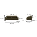 Quinn Sofa Cedar Green - 7