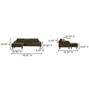 Quinn Sectional Cedar Green - 8