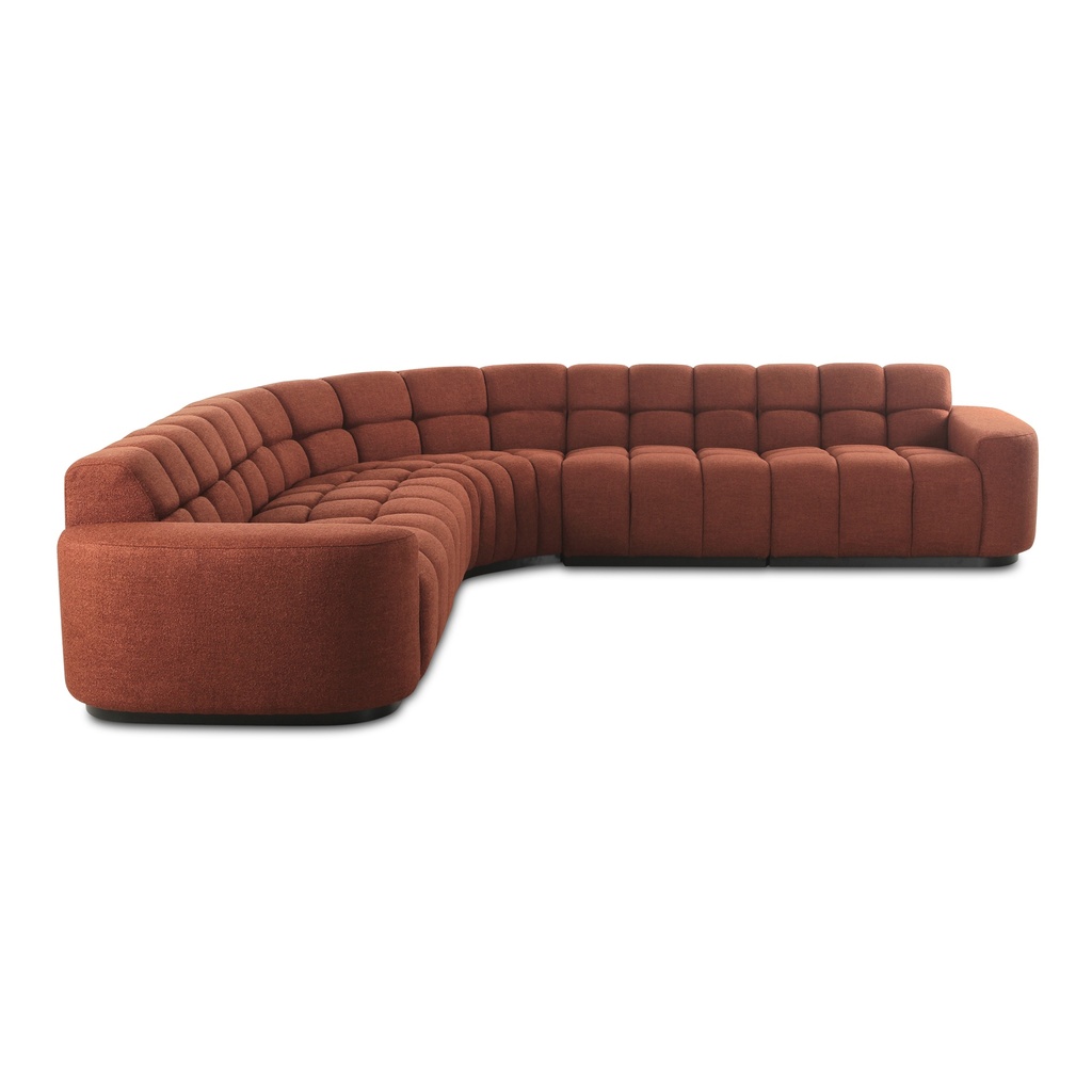 Roman L-Shaped Sectional Rust - 1