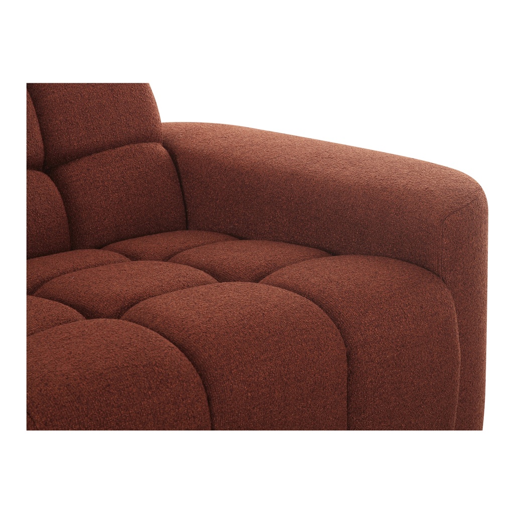 Roman L-Shaped Sectional Rust - 5