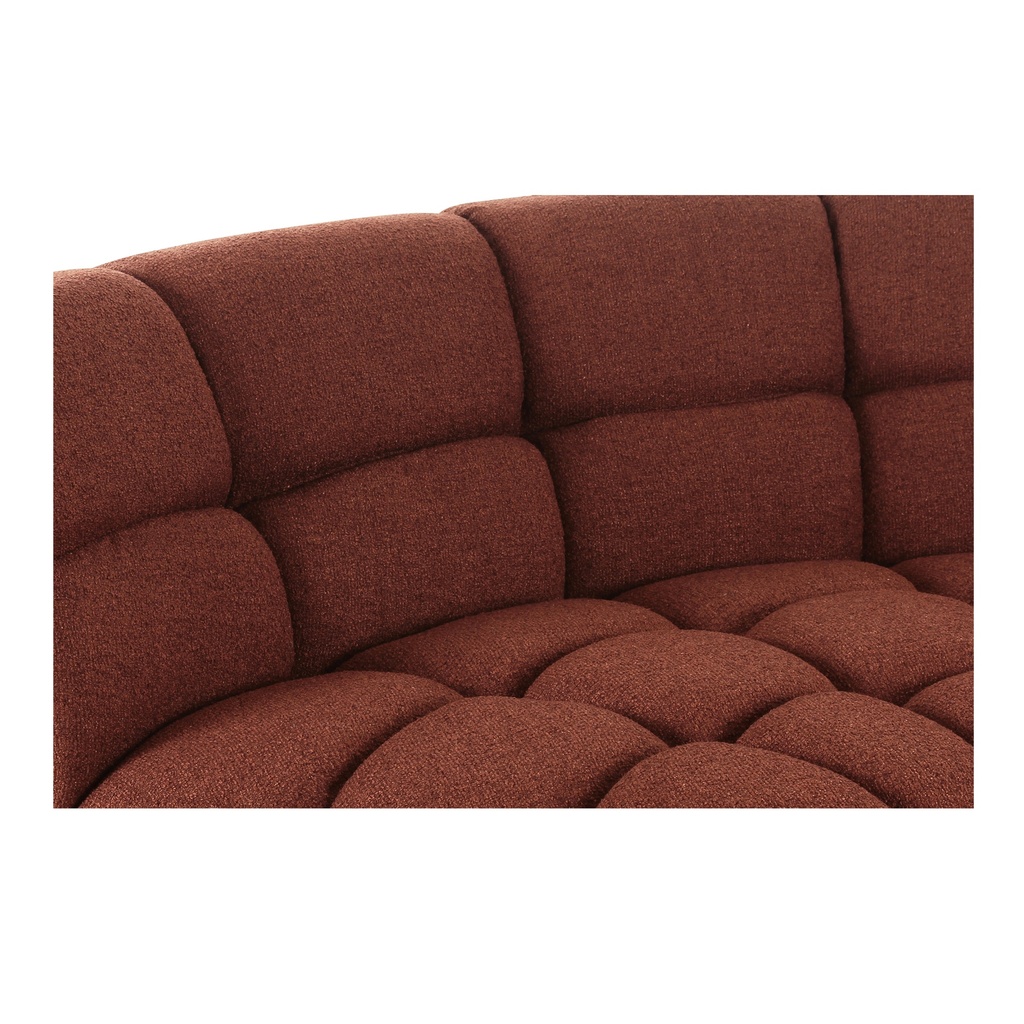 Roman L-Shaped Sectional Rust - 6