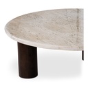 Landon Coffee Table Beige Travertine - 6