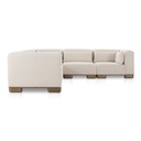 June Classic L-Shaped Modular Sectional Oatmeal - 3