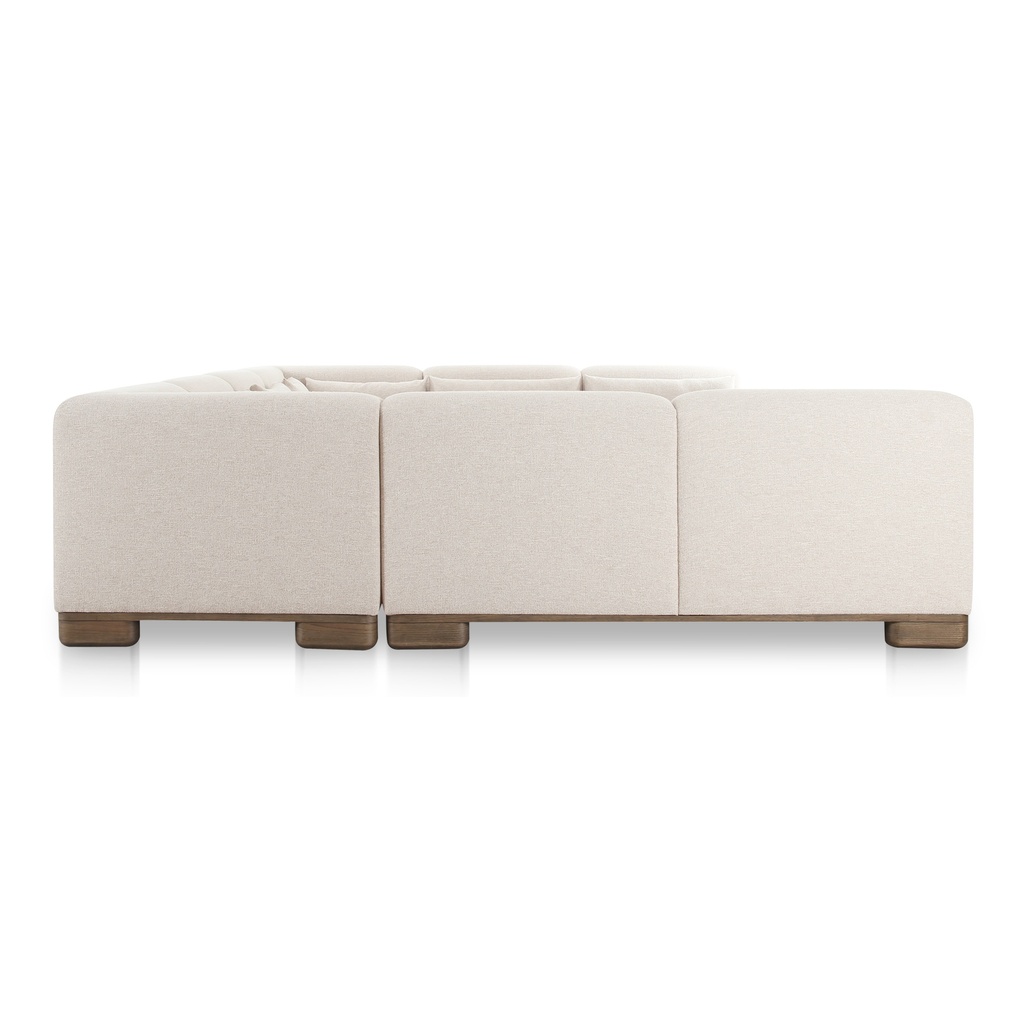 June U Shaped Modular Sectional Oatmeal - 2