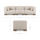 June Modular Sofa Oatmeal - 6