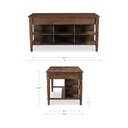 Russet Kitchen Island Brown - 10