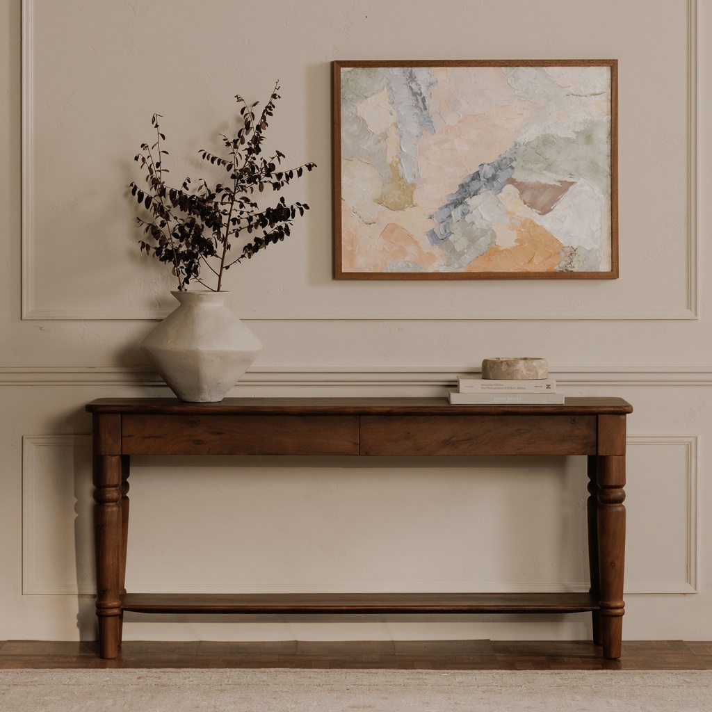 Russet Console Table Brown - 9