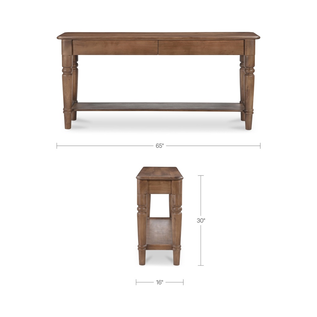 Russet Console Table Brown - 10