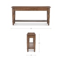 Russet Console Table Brown - 10