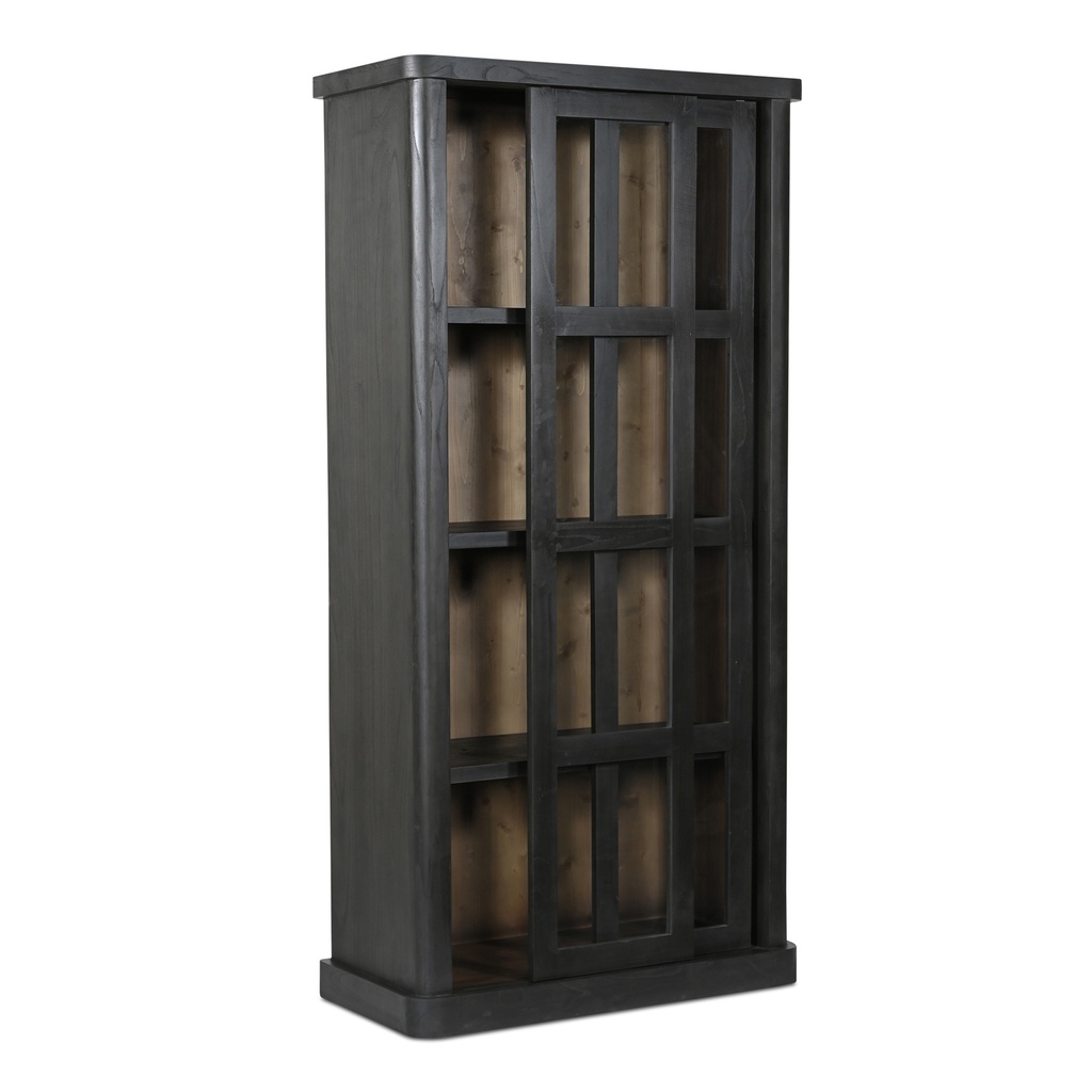 Mona Tall Cabinet Black - 1
