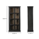 Mona Tall Cabinet Black - 10