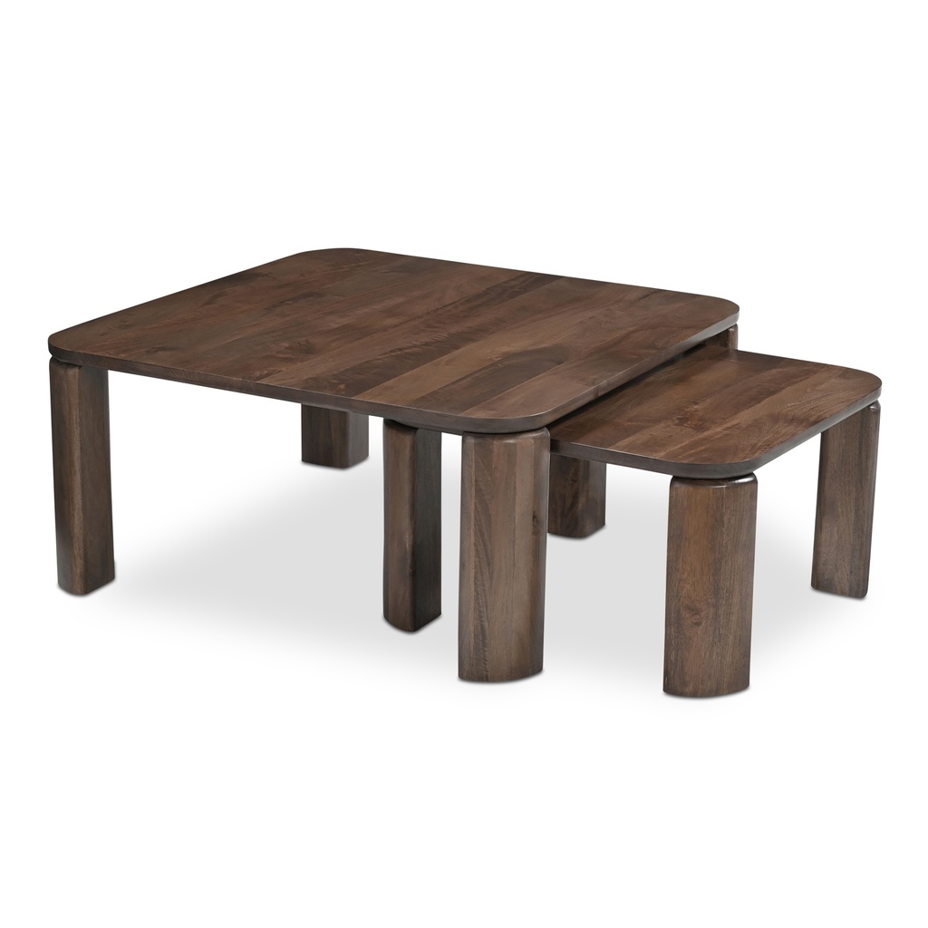 Bailey Nesting Coffee Table Deep Brown - 1