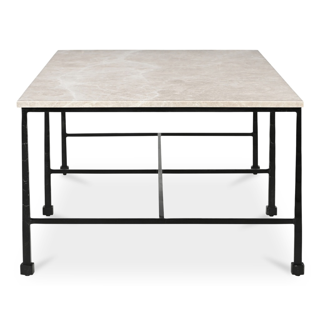 River Coffee Table Botticino Marble - 2