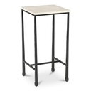 River Side Table Botticino Marble - 1