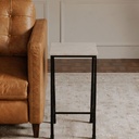 River Side Table Botticino Marble - 7