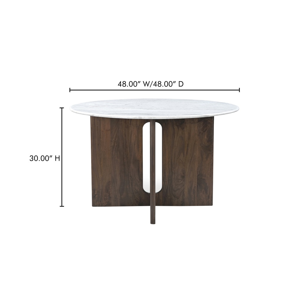 Stanley Dining Table White Marble - 8