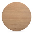 Treccia Round Coffee Table Oak - 1