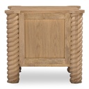 Treccia 2 Drawer Nightstand Oak - 4
