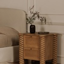 Treccia 2 Drawer Nightstand Oak - 10