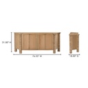Treccia Sideboard Oak - 10