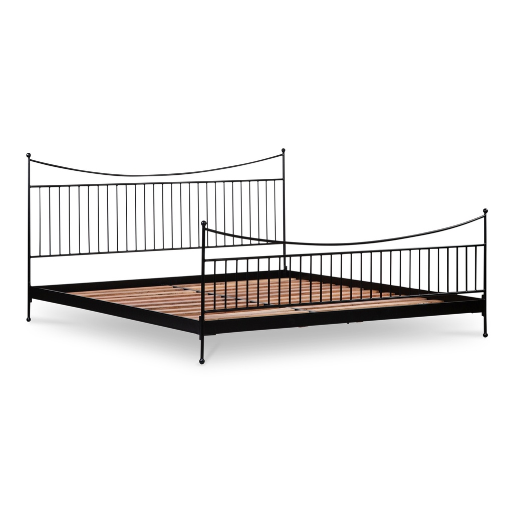 Monet Queen Bed Black - 1