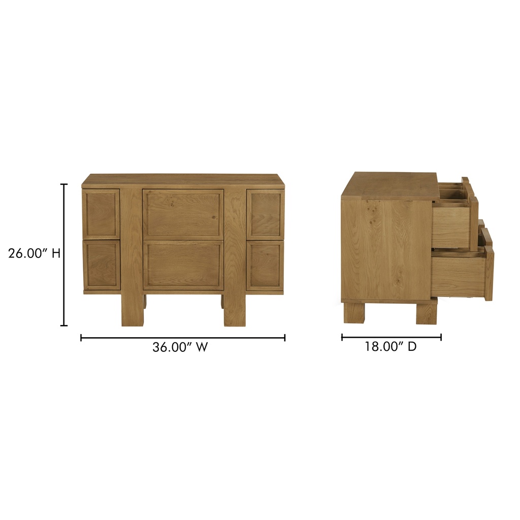 Henley Nightstand Brown - 10
