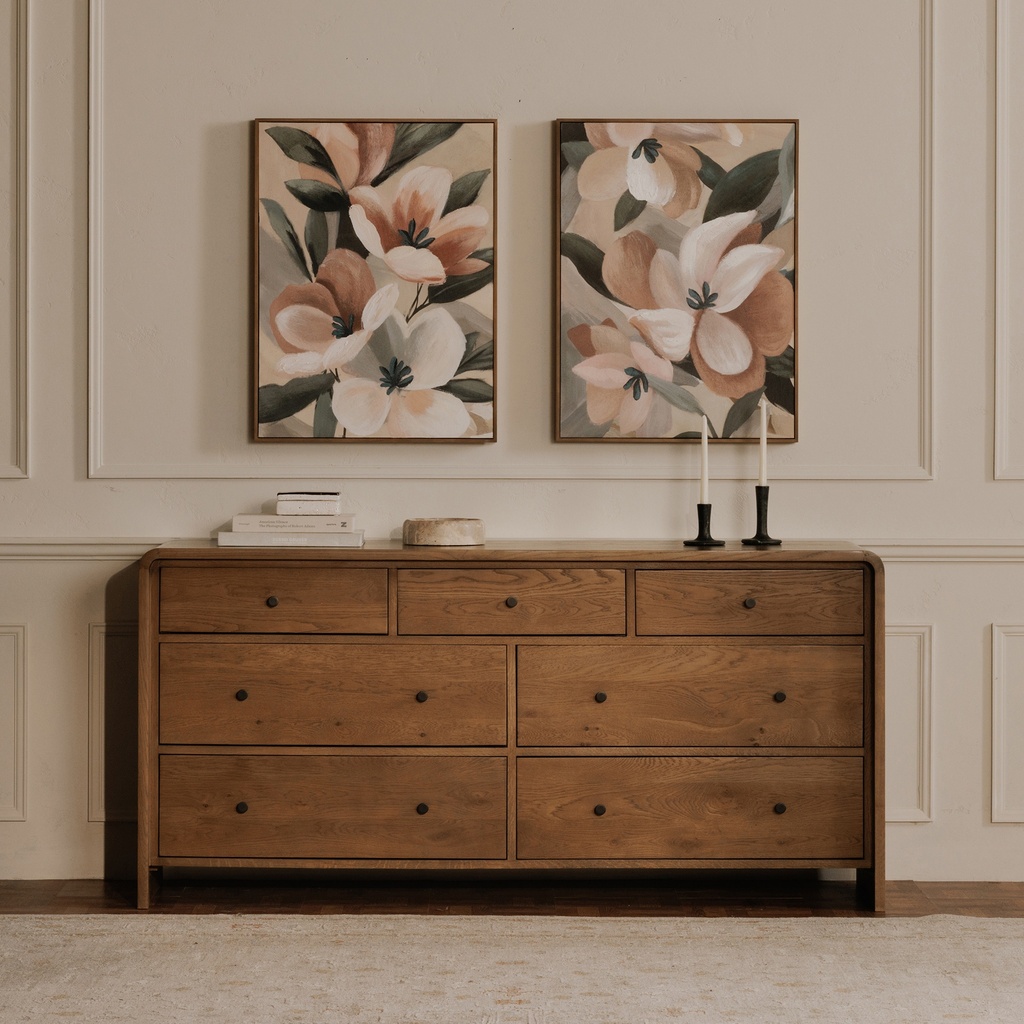 Riley 7 Drawer Dresser Oak - 8