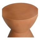 Hourglass Outdoor Stool Terracotta - 2