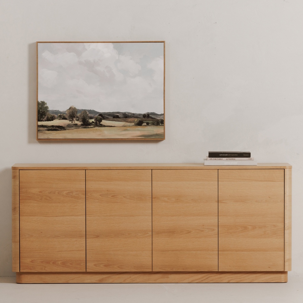 Round Off Sideboard Natural Oak - 8