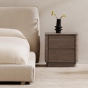 Round Off Tall Nightstand Walnut Brown - 9