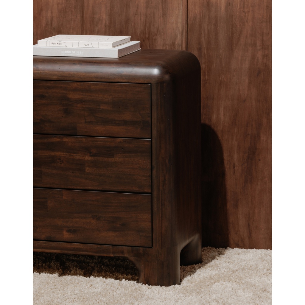 Rowan 6 Drawer Dresser Dark Brown - 10