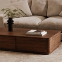 Round Off Coffee Table Walnut Brown - 8