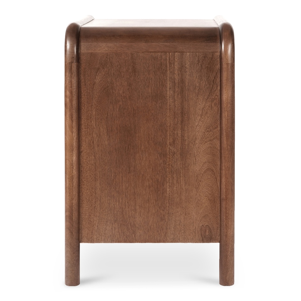 Rye 3 Drawer Nightstand Warm Brown - 4
