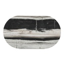 Celia Oval Dining Table Panda Marble - 7