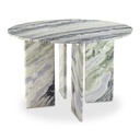Celia Round Dining Table Green Onyx Marble - 1