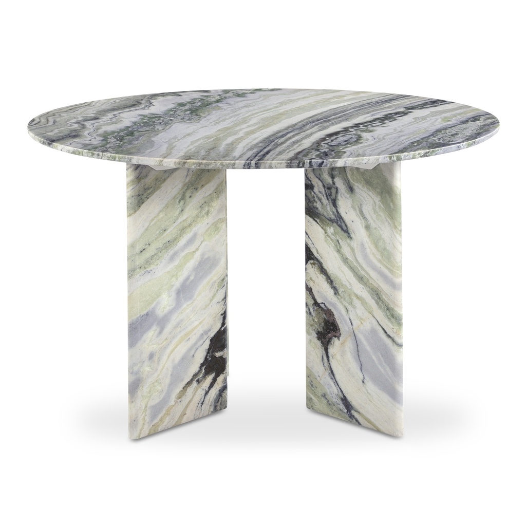 Celia Round Dining Table Green Onyx Marble - 2