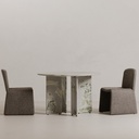 Celia Round Dining Table Green Onyx Marble - 7