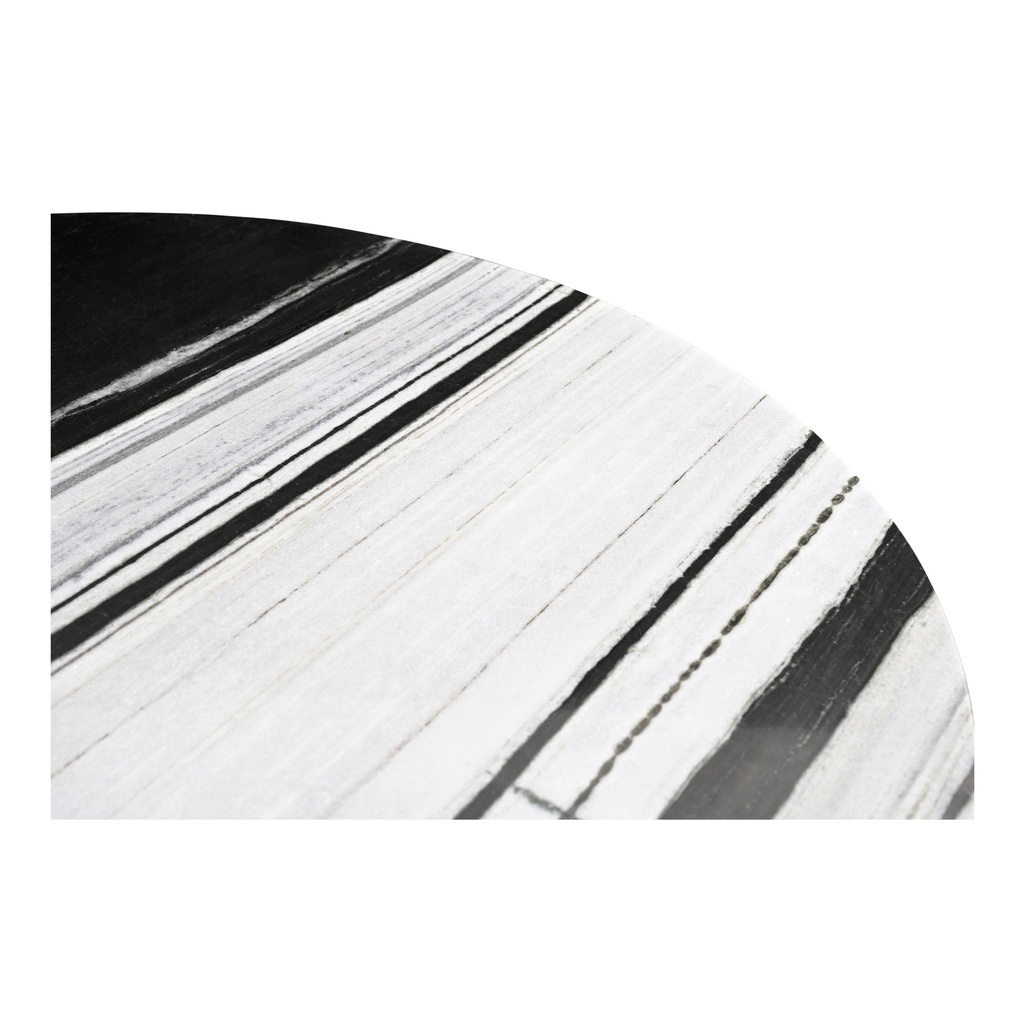 Celia Round Dining Table Panda Marble - 4